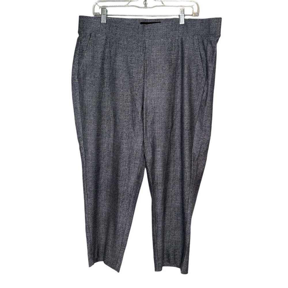 torrid Gray Textured Ankle Crop Pants